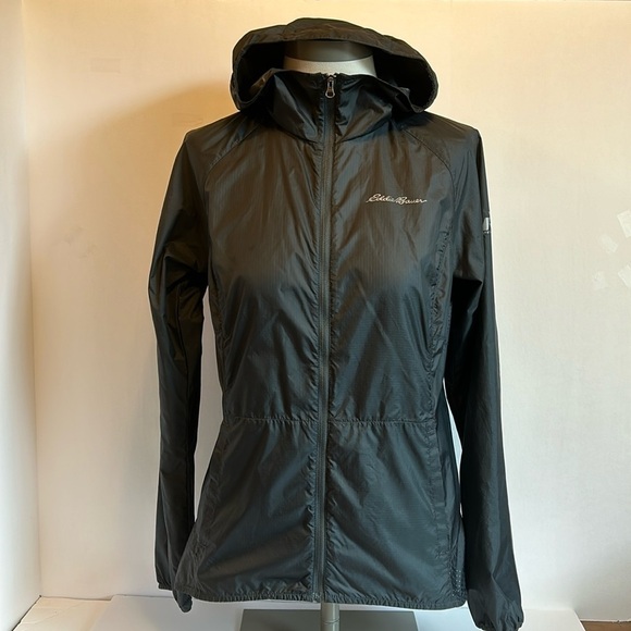 Eddie Bauer Jackets & Blazers - Eddie Bauer Dark Gray First Ascent Lightweight Hooded Shell / Jacket Women’s S